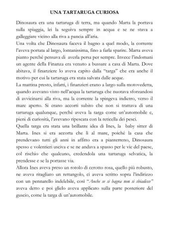 Dinosauria, la tartaruga