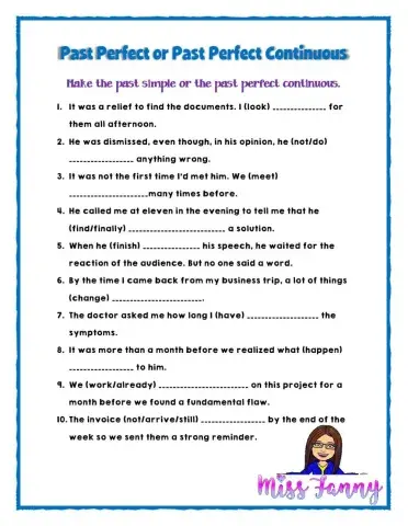 Past Perfect Simple vs Past Perfect Continouos