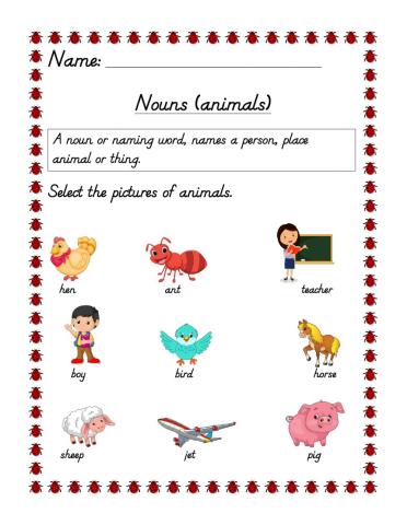 Nouns(animals)