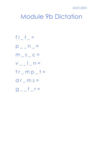 Module 9b