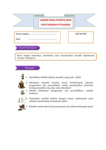 Lkpd teorema pytagoras 1