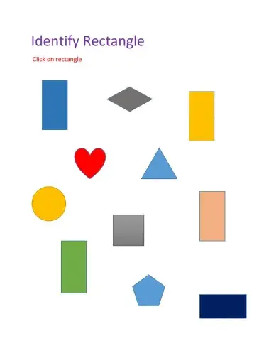 Identify rectangle