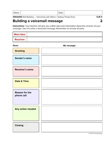 SB-Building a voicemail message 2  (CLB 3)