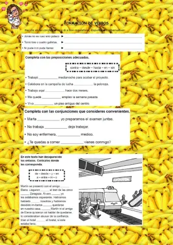 Preposiciones y conjunciones