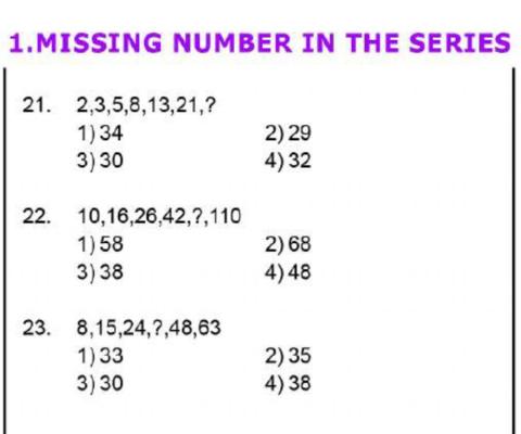Nmms-mat-missing number in the number series-2