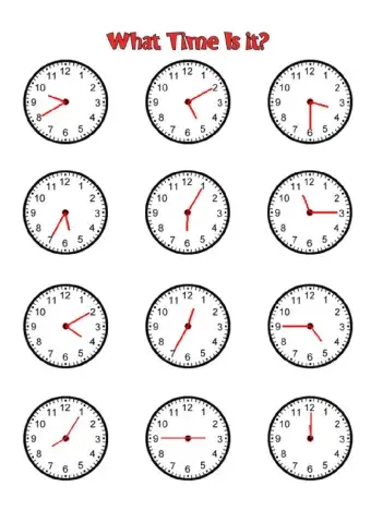 (SA) What time is it?