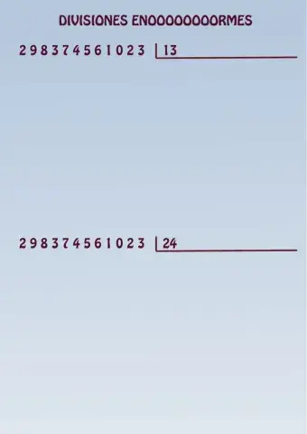 Divisiones dos cifras
