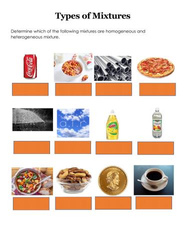 Types of Mixtures