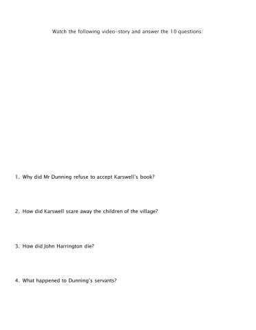 The Message of Death - Video story