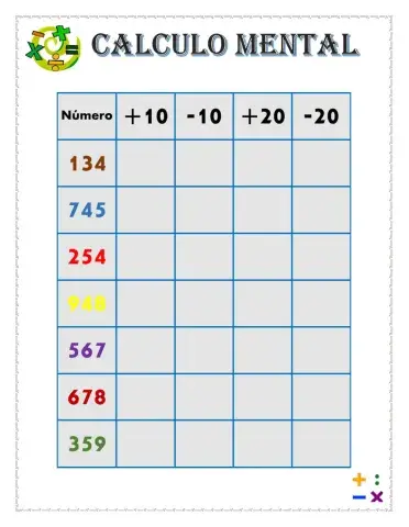 Calculo mental