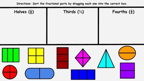 Sorting Fractions 1