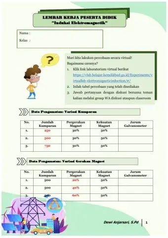 LKPD Induksi Elektromagnetik