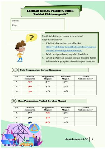 LKPD Induksi Elektromagnetik