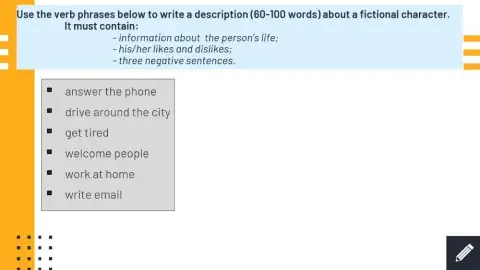 (SA) Writing - Favourite things
