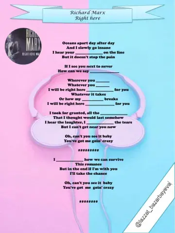 Richard Marx Right Here music