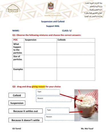 Heterogeneous mixtures