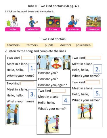 Jobs 2.Two kind doctors (FF1, pg.32)