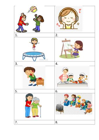 Regular verbs past simple