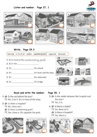 Town and prepositions