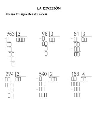 División por una cifra