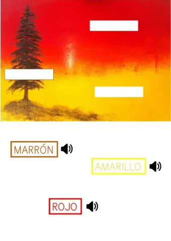 Los colores cálidos