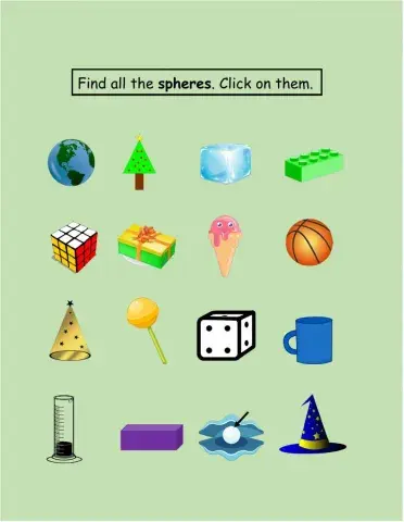 3D Shape- Sphere and Cone