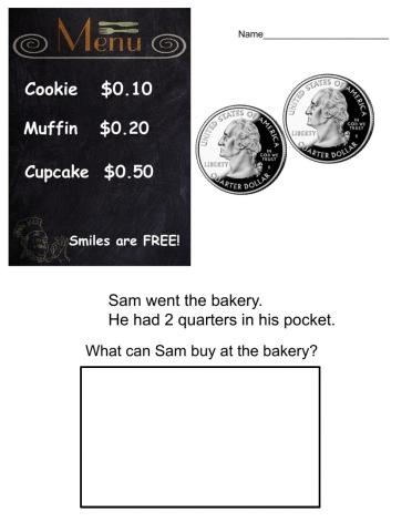 What Can Sam Buy at the Bakery?