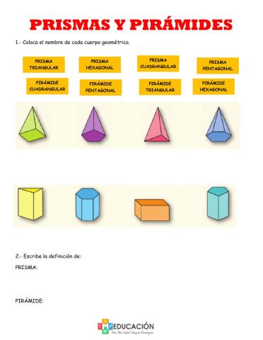 Prismas y piramides