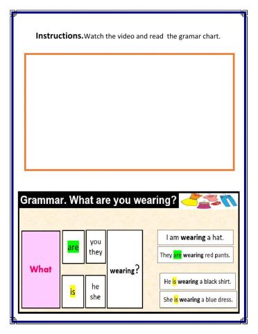 What are you wearing?