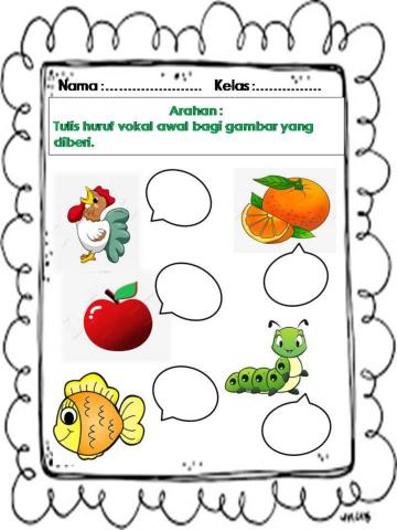 HURUF VOKAL (a,e,i,o,u)