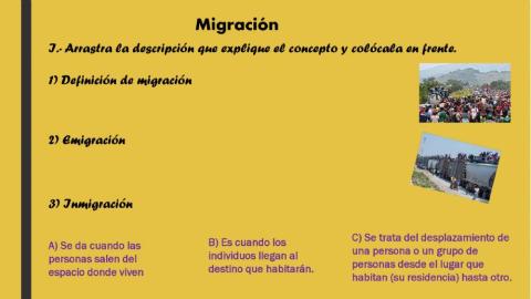 Migración y tipos