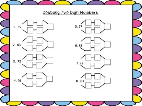 Doubling two digit numbers