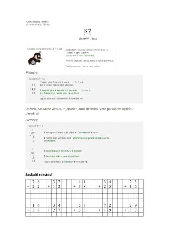 Saskaitīšana rakstos