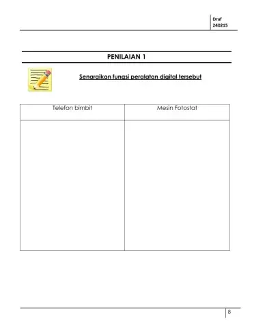 1.1 Menyatakan kegunaan atur cara komputer dalam perkakasan harian.