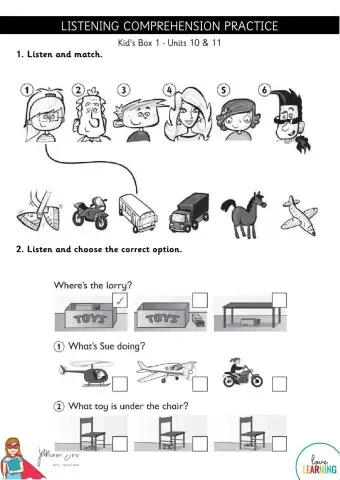 Listening Practice Kid's Box Units 10&11