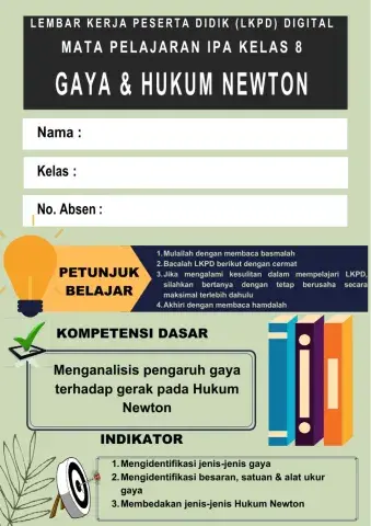 LKPD Gaya & Hukum Newton