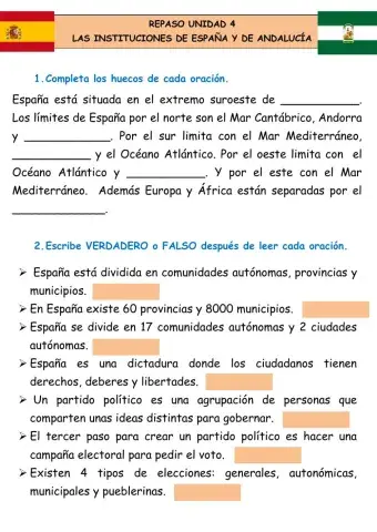 Repaso Sociales Unidad 4