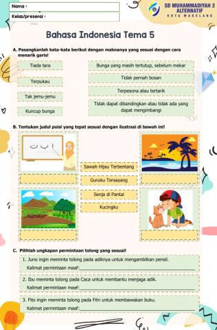 Bahasa Indonesia Tema 5 Subtema 4