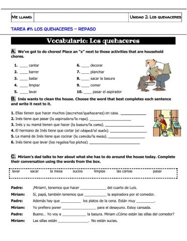Los quehaceres