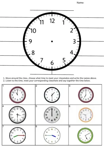 The DATING CLOCK dynamic