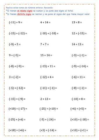 Suma números enteros