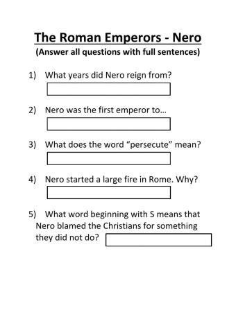 Roman Emperors - Nero