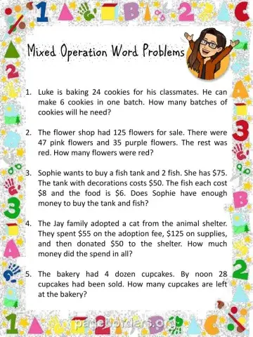 Mixed Word Problems