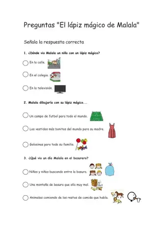 El lápiz mágico de Malala