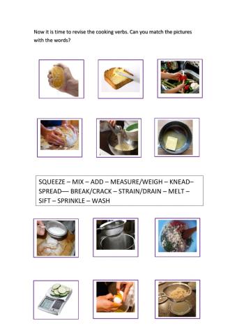 Cooking verbs 2
