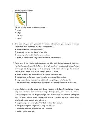 Pendidikan pancasila dan  Kewarganegaraan