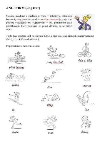 Chit Chat 2 pre-Unit 5 - LIKE + ING