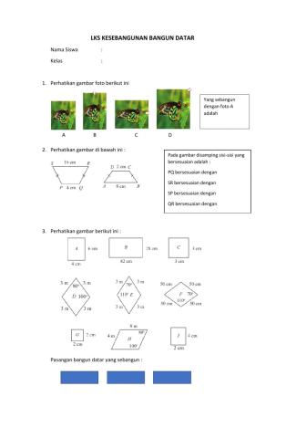 KESEBANGUNAN BANGUN DATAR 2