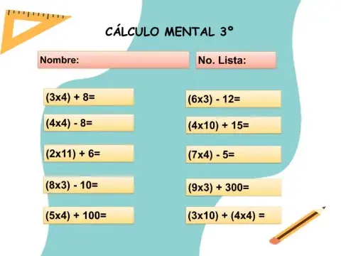 Combinación multiplicación y suma