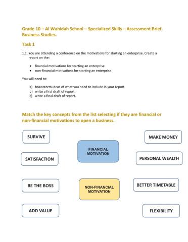 Grade 10 - Business Applied Term 2